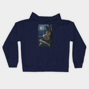 Picasso The Old Guitarist Kids Hoodie